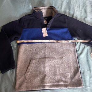 NWT boys fleece 1/4 zip sweater